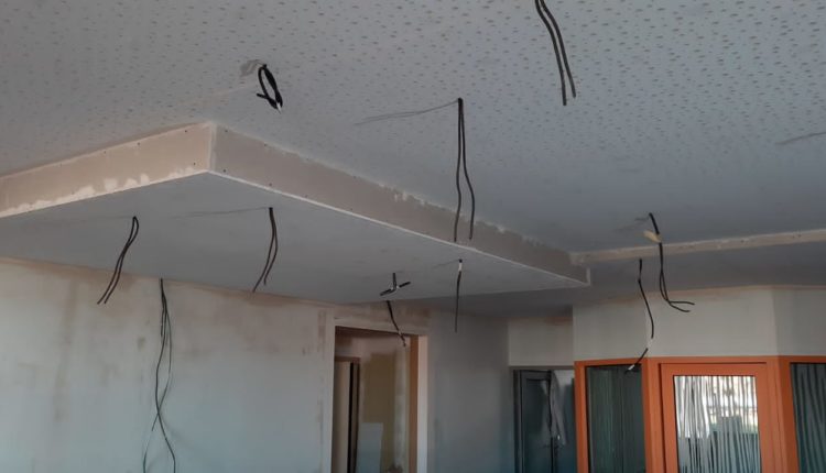 Platrerie au plafond et pose de plaques acoustiques à Angers - Entreprise Fouillet